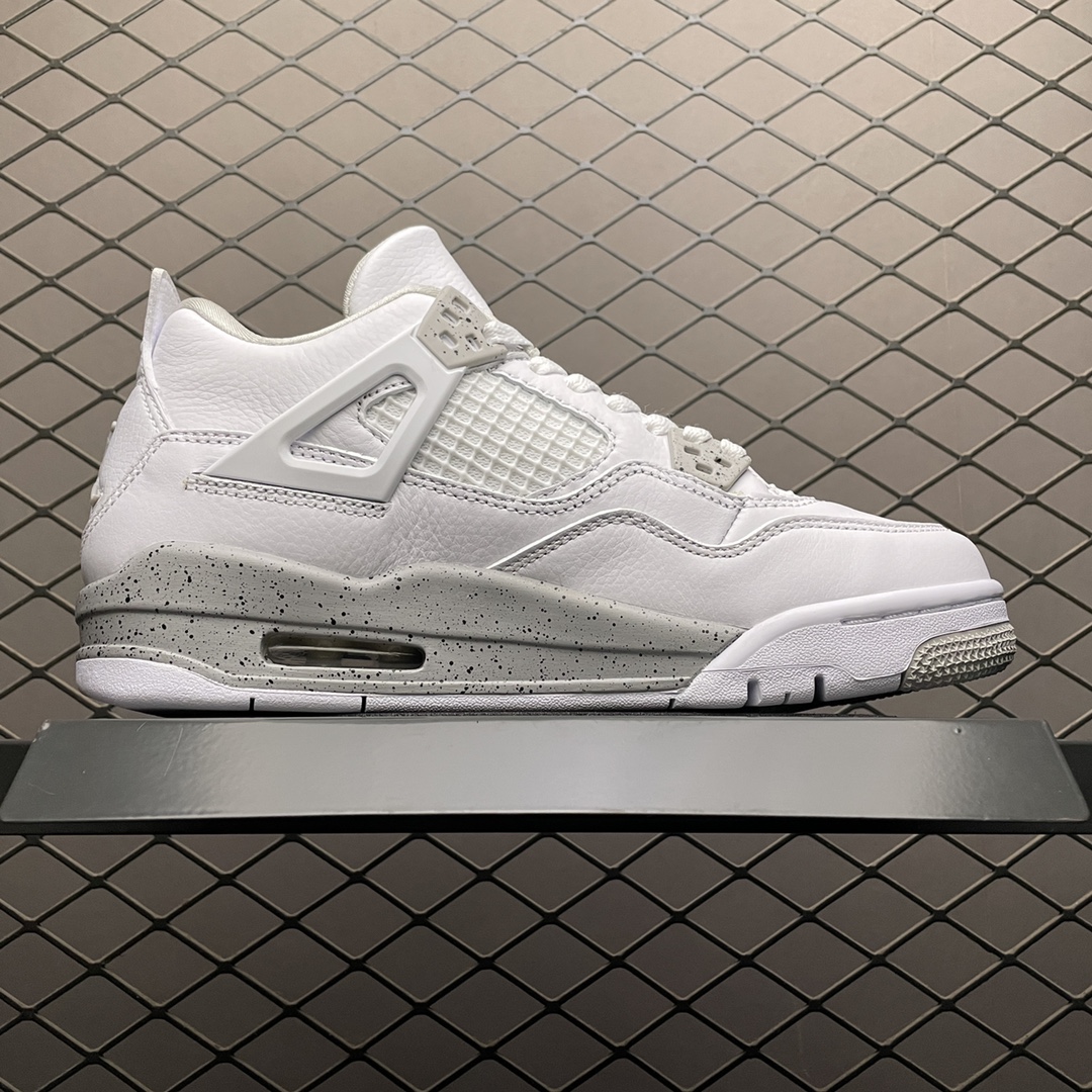 Replica Air Jordan Shoe Air Jordan 4 Tech White AJ4 Women DJ4699-100 Mens CT8527-100 SIZE 36-47.5