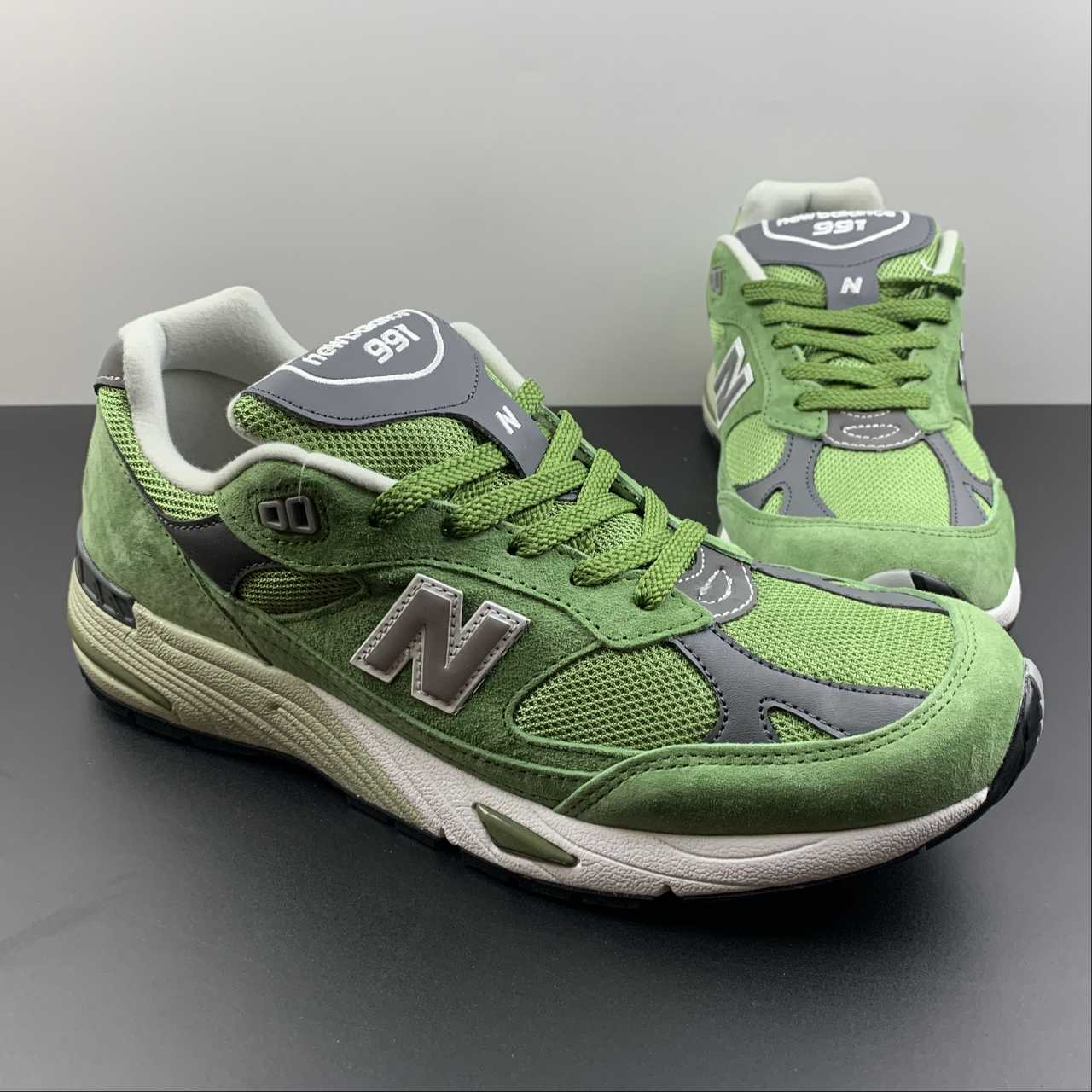 Replica New Balance Shoe Running Shoes New Balance NB991 M991GRN 40 40.5 41.5 42 42.5 43 44 44.5 …
