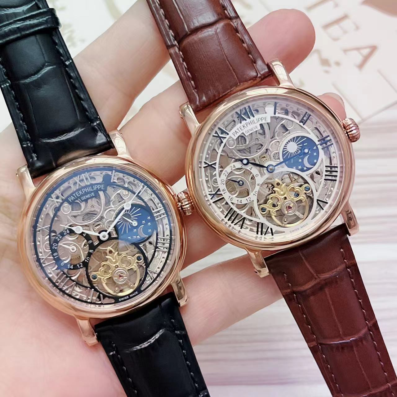 Replica Patek Philippe Tourbillon 904l Stainless Steel Automatic Mechanical Watch 43mm