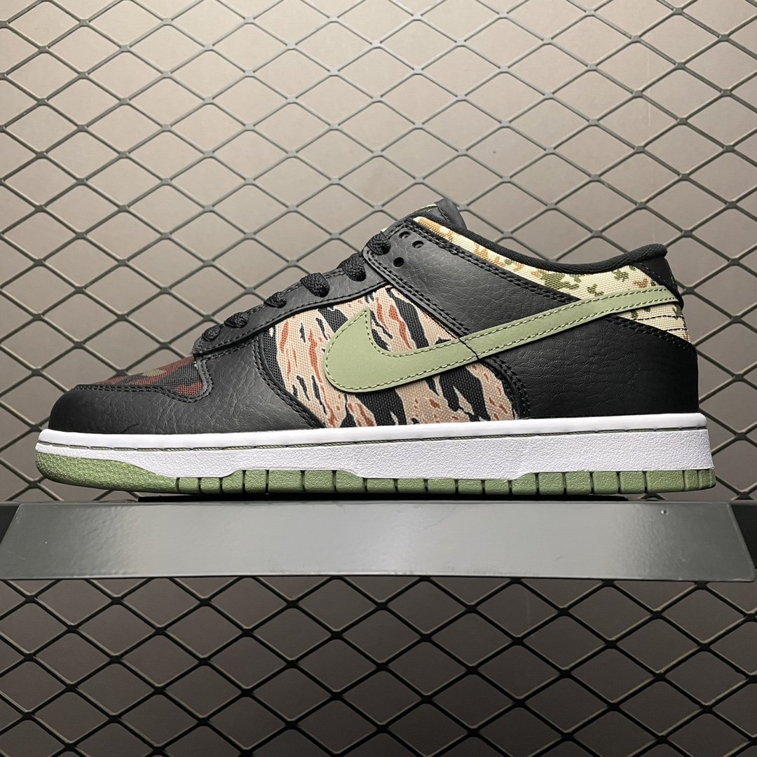 Replica Nike Dunk SB Shoe Nike Dunk Low Black Multi CamoDH0957-00136-46_01410