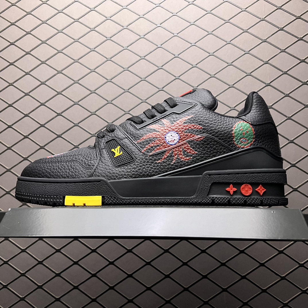 Replica Louis Vuitton Shoe Yayoi Kusama x Louis Vuitton LV Trainer Size 38-45