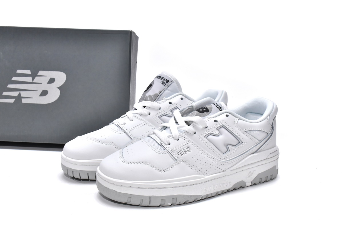 Replica New Balance Shoe BB550PB1 New Balance 550 White Grey