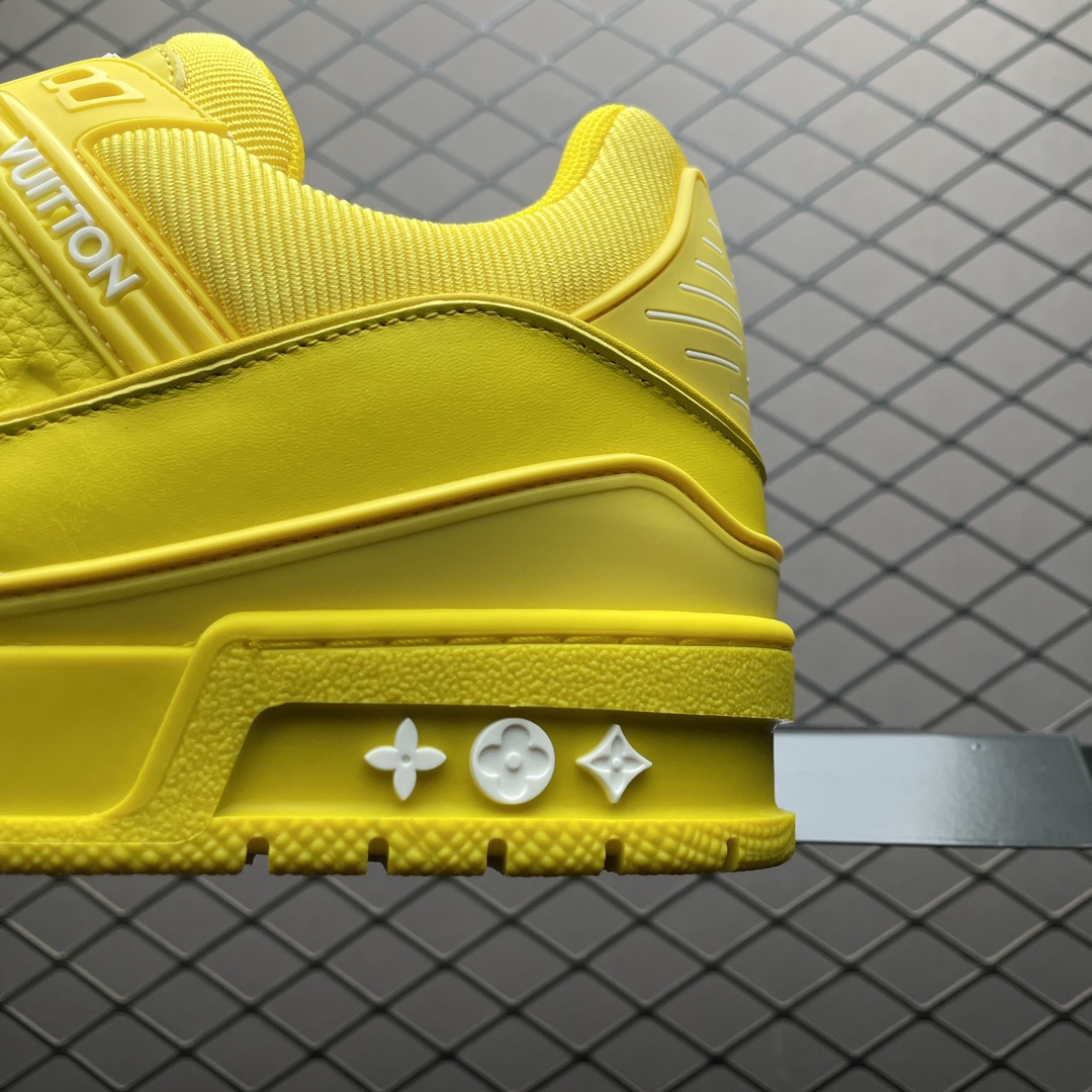 Replica Louis Vuitton Shoe Louis Vuitton LV Trainer Size 38-46 Yellow