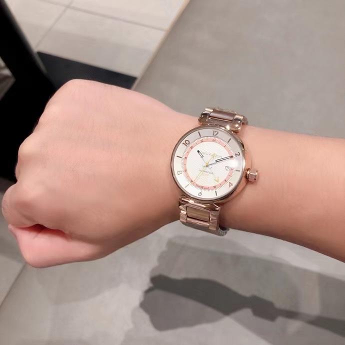 Replica LOUIS VUITTON LV 904l Stainless Steel Quartz Watch 42MM