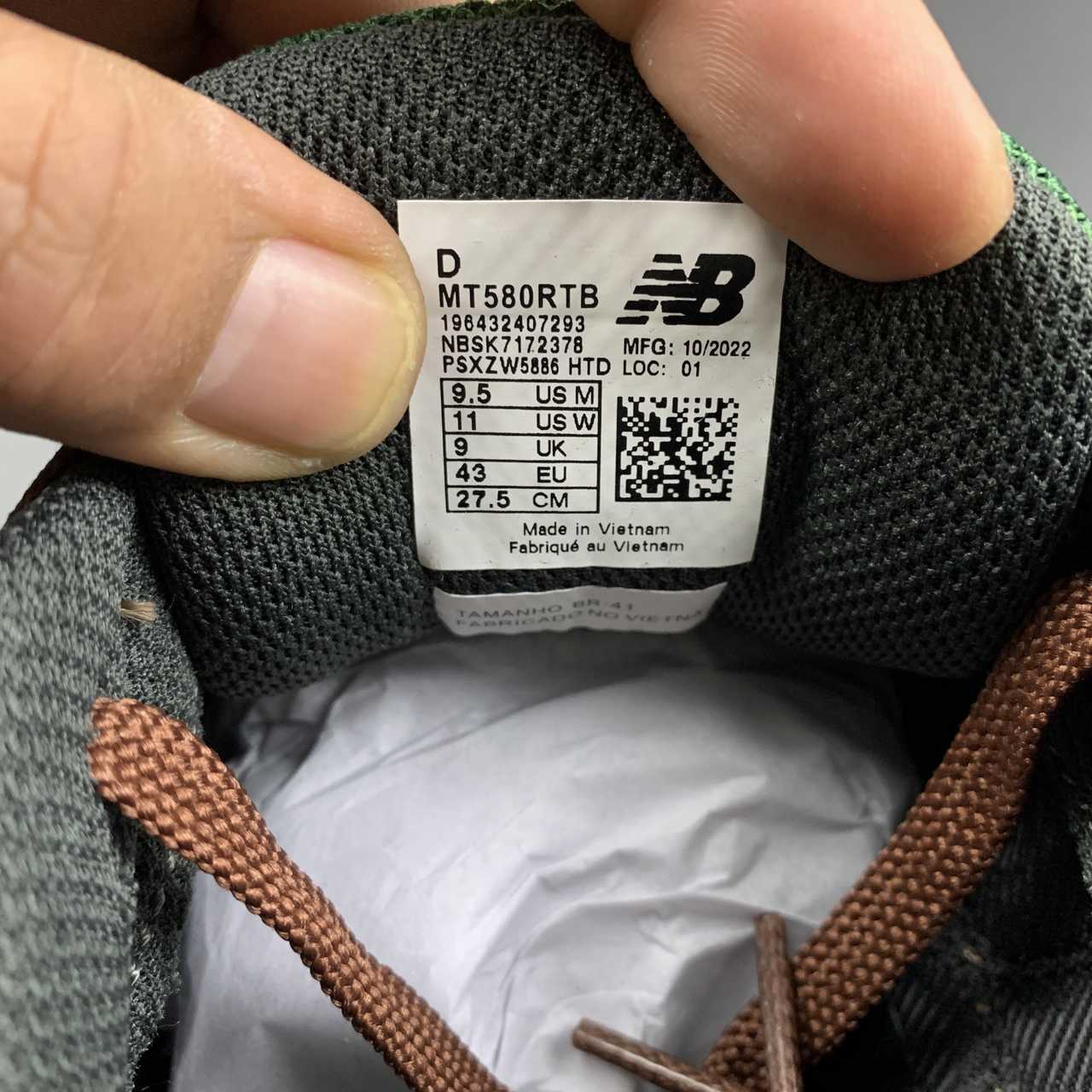 Replica New Balance Shoe New Balance NB580 MT580RTB 36 37 38 38.5 39 40 40.5 41 42 42.5 43 …