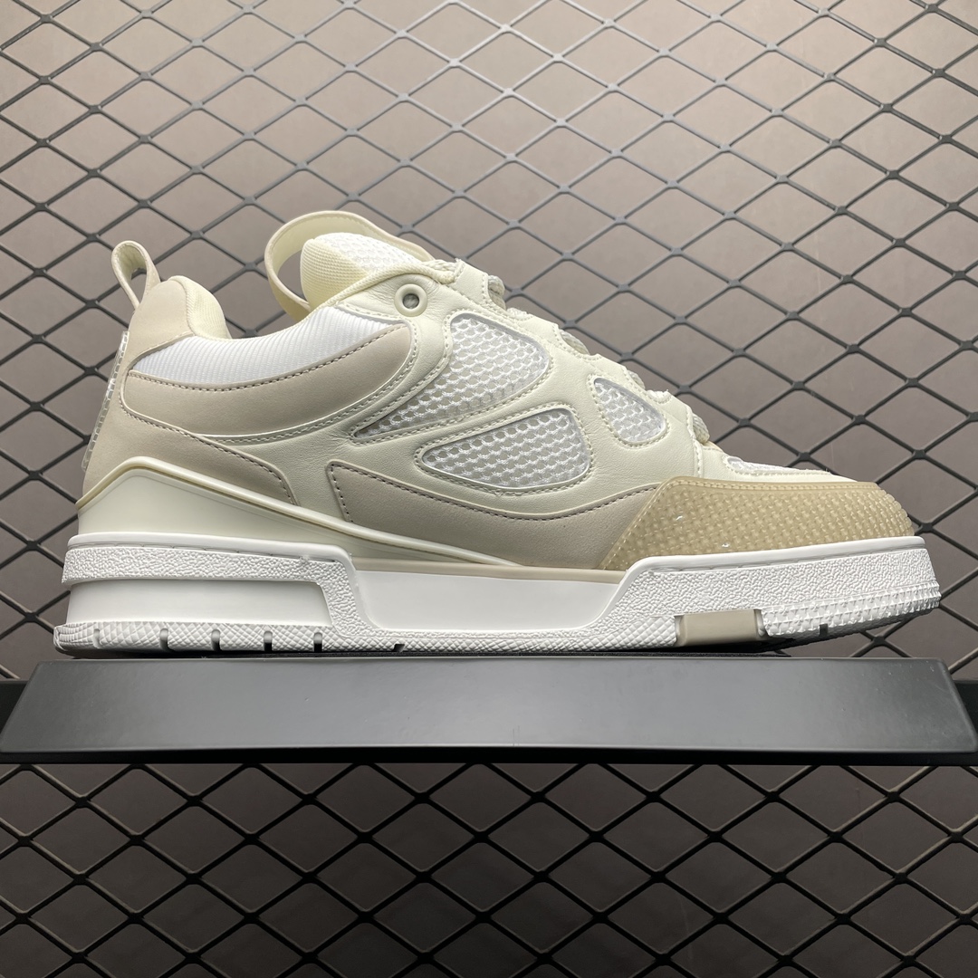 Replica Louis Vuitton Shoe Louis Vuitton LV Trainer Size 35-46 beige