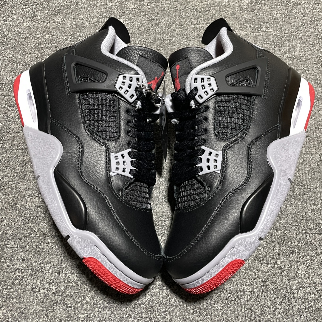 Replica Air Jordan Shoe Air Jordan 4 Retro Bred Reimagined AJ4 FV5029-006 Size 40-47.5