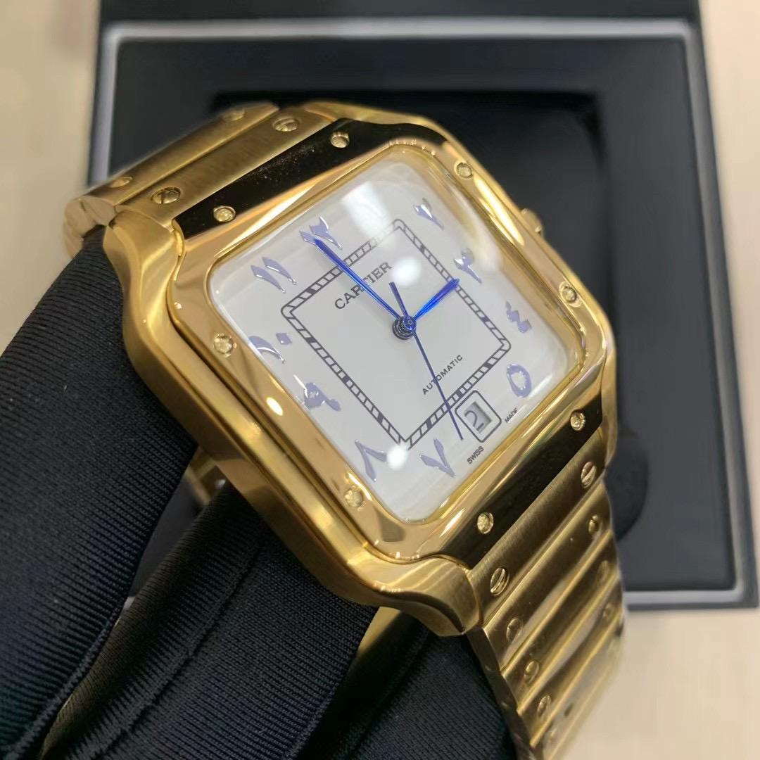 Replica Cartier Santos 904l Stainless Steel Automatic Mechanical Watch 38mm