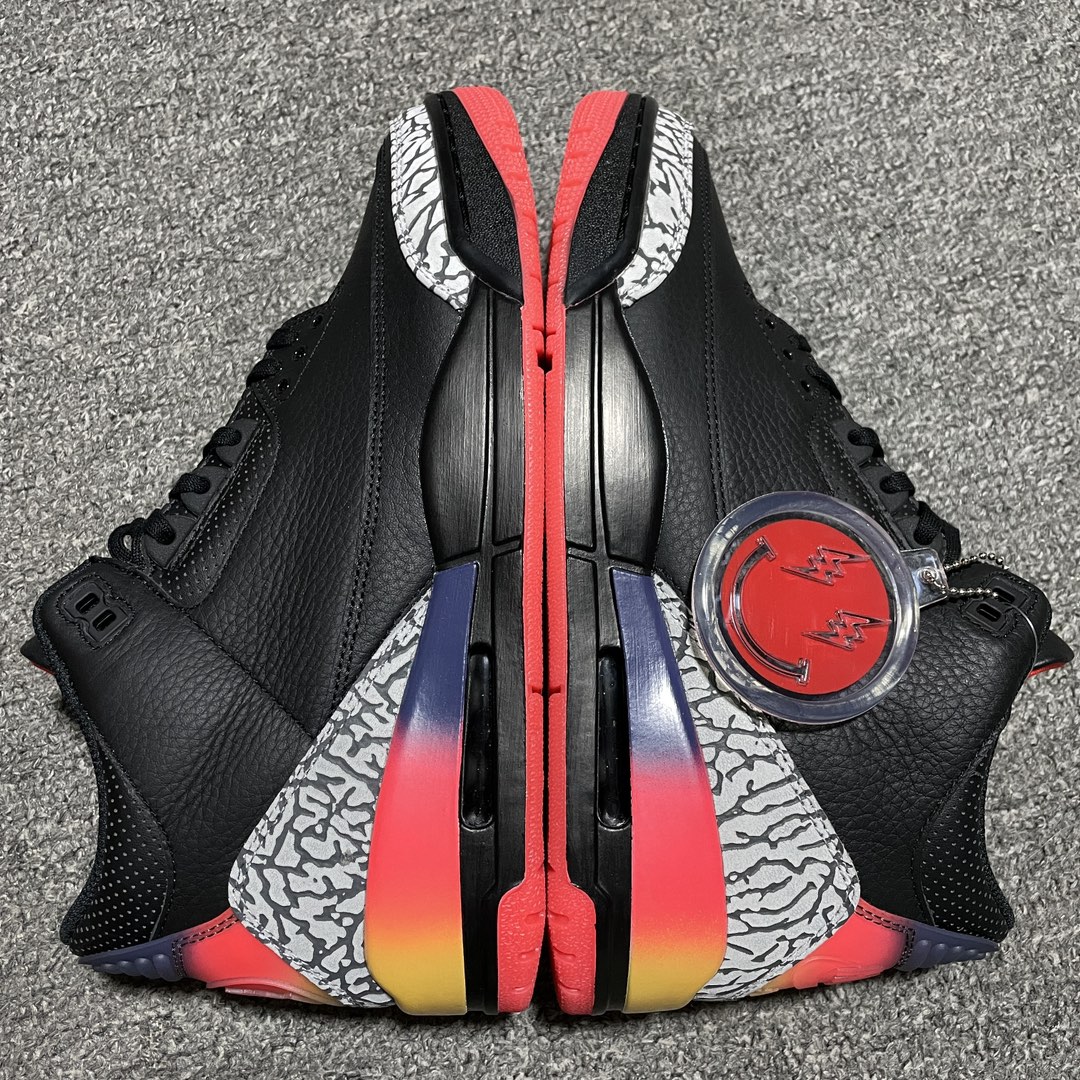 Replica Air Jordan Shoe Balvin x Air Jordan 3 Retro SP AJ3 FN0344-001 size 36-48.5