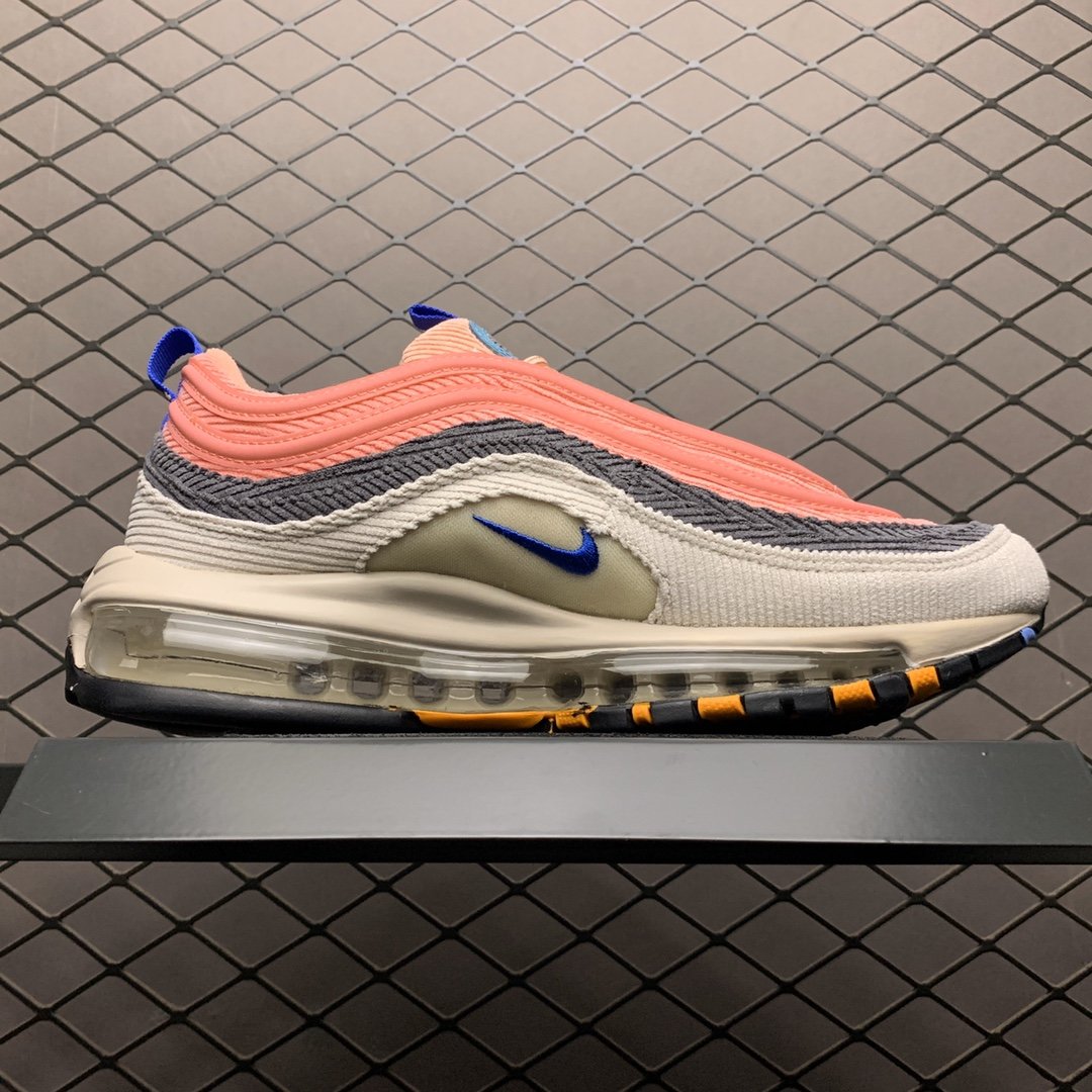 Replica Nike Air Max Shoe Nike Air Max 97 Pink Corduroy 3M CQ7512-046 36-45