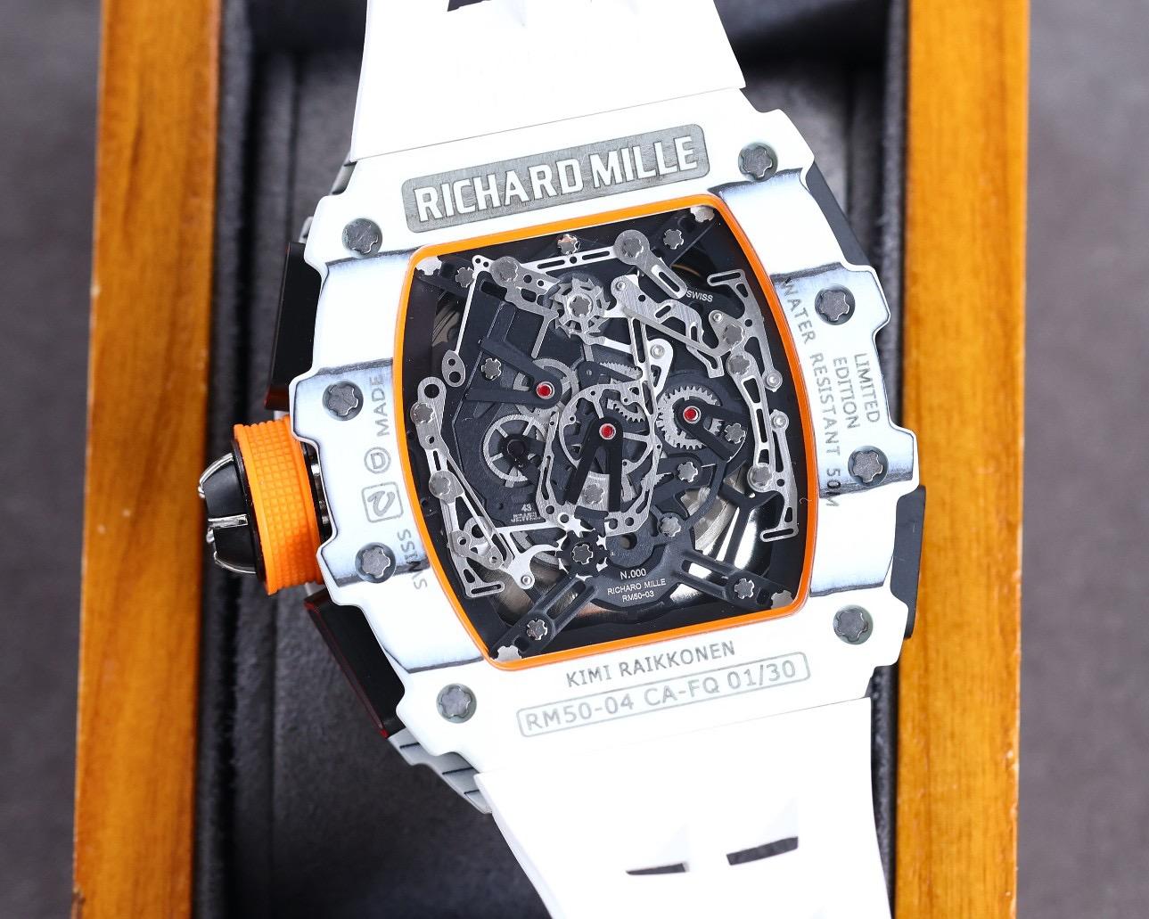 Replica Richard Mille Carbon Fiber Automatic Machine 7750 Movement Watch 42MM