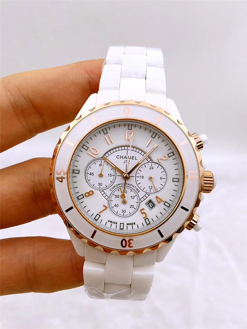 Replica CHANEL 904l Stainless Steel Quartz Watch 41MM