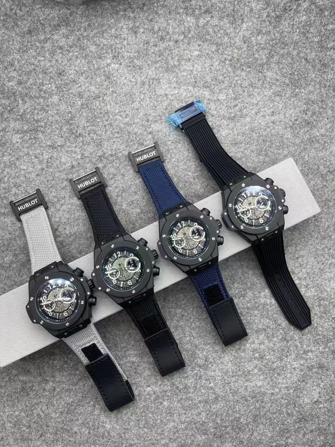 Replica Hublot 904l Stainless Steel Quartzl Watch 45MM
