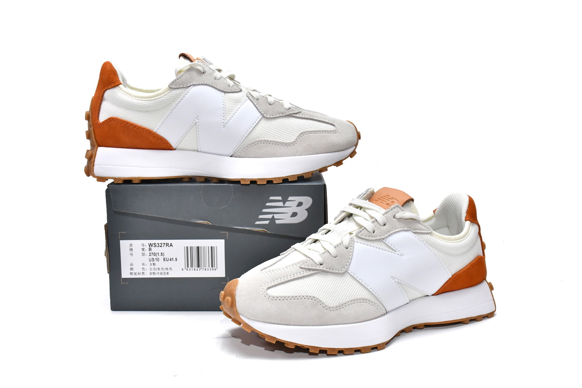 Replica New Balance Shoe WS327RA New Balance 327 Sea Salt Rust Oxide