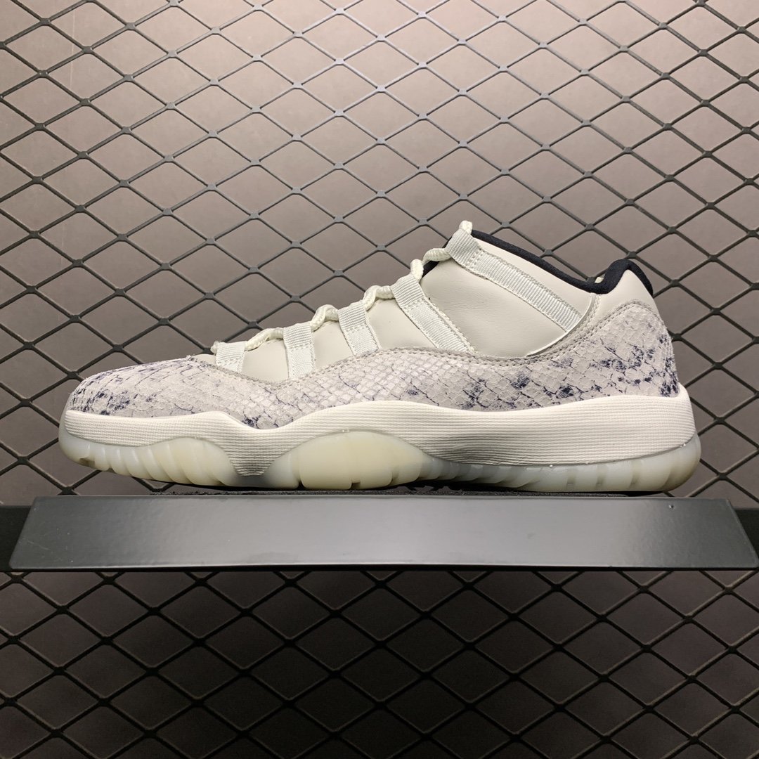 Replica Air Jordan Shoe Air Jordan 11 Low Snakeskin AJ11 CD6846-002 40-47.5