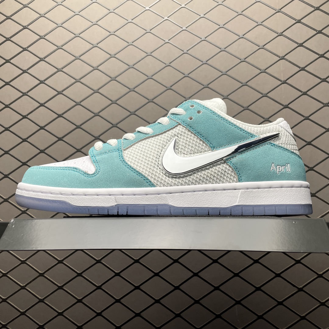 Replica Nike Dunk SB Shoe April Skateboards x Nike SB Dunk Low FD2562-400 Size 36-47.5