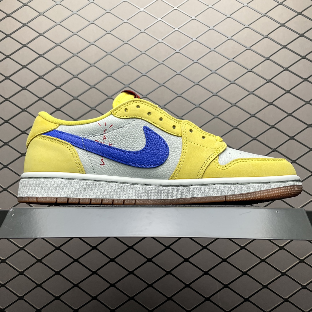 Replica Air Jordan Shoe Travis Scott x Air Jordan 1 AJ1 DZ4137-700 Size 36-47.5