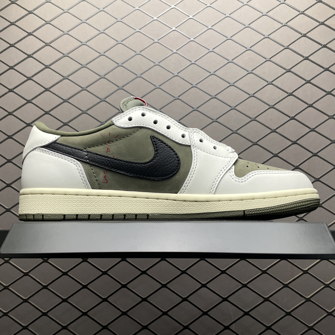 Replica Travis Scott Shoe  S Travis Scott x Air Jordan 1 AJ1 DW7866-200 Size 36-48.5