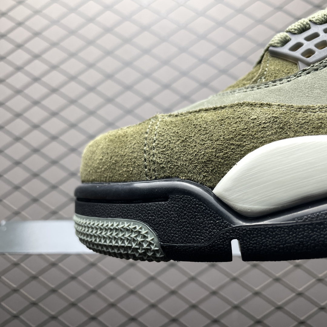 Replica Air Jordan Shoe Air Jordan 4 Olive Canvas AJ4 FB9927-200 Size 40-47.5