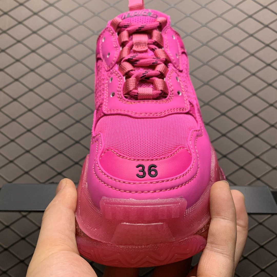 Replica Balenciaga Shoe Balenciaga Triple S 3.0 ALL PURPLE 35-46