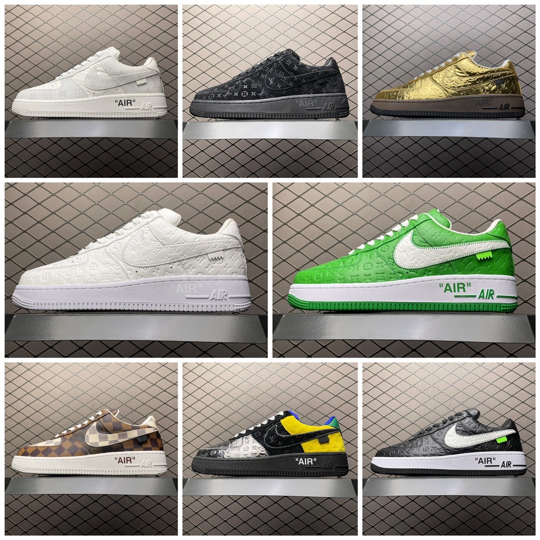 Replica Louis Vuitton Shoe Louis Vuitton x Nike Air Force Green Size 38-45 65PHIO53
