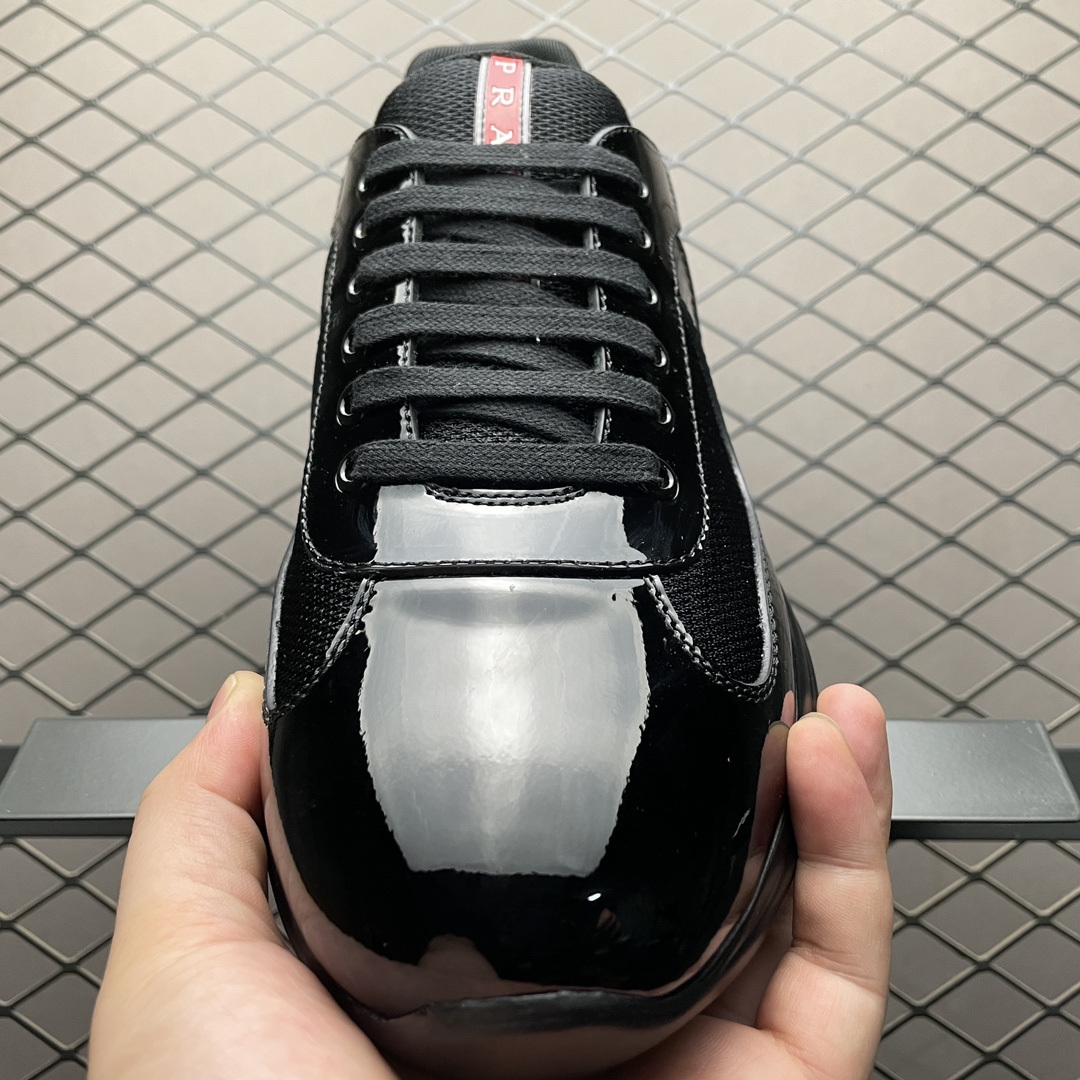 Replica Prada Shoe Prada Calzature Uomo Size 38-46 Black
