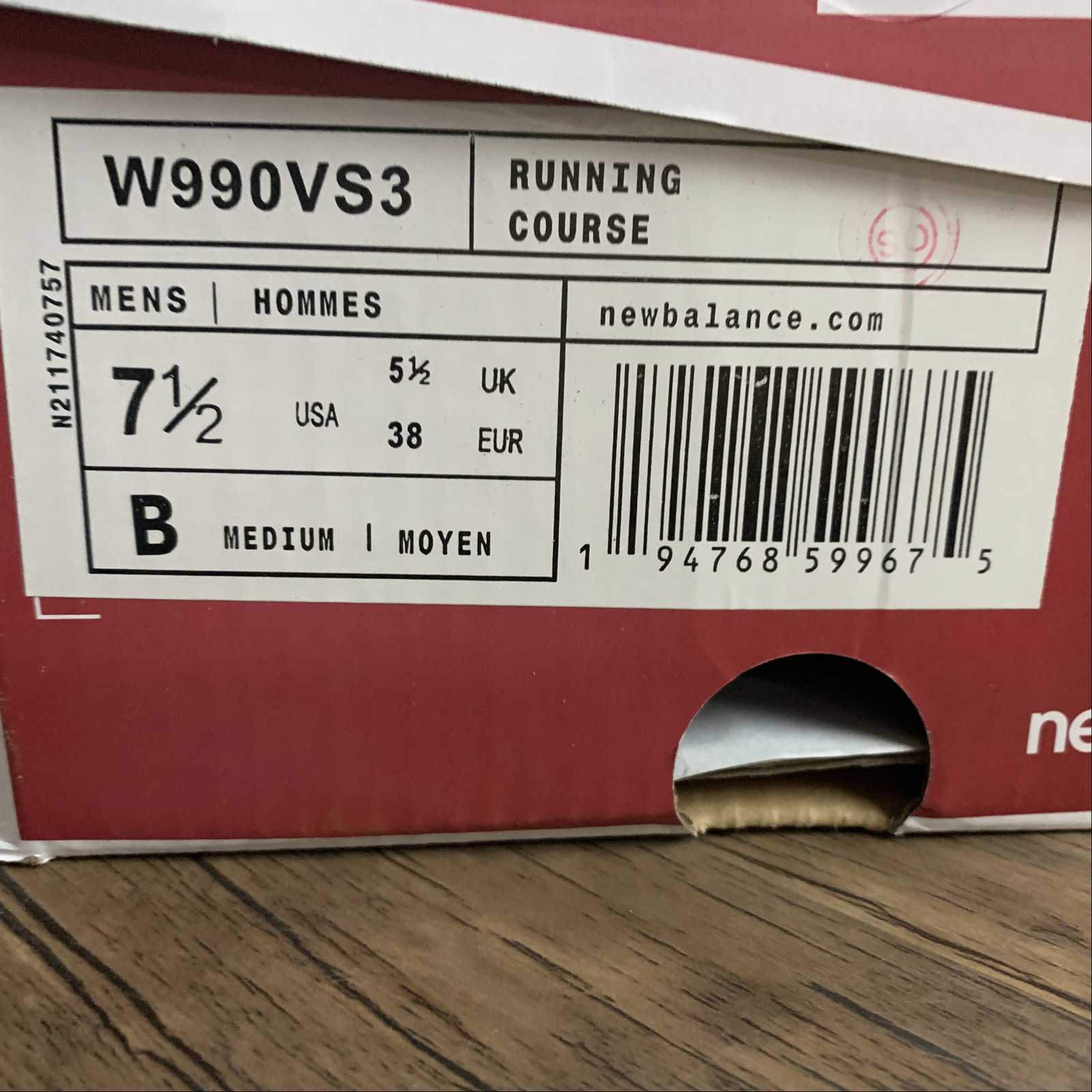Replica New Balance Shoe New Balance NB990 W990VS3  36-45