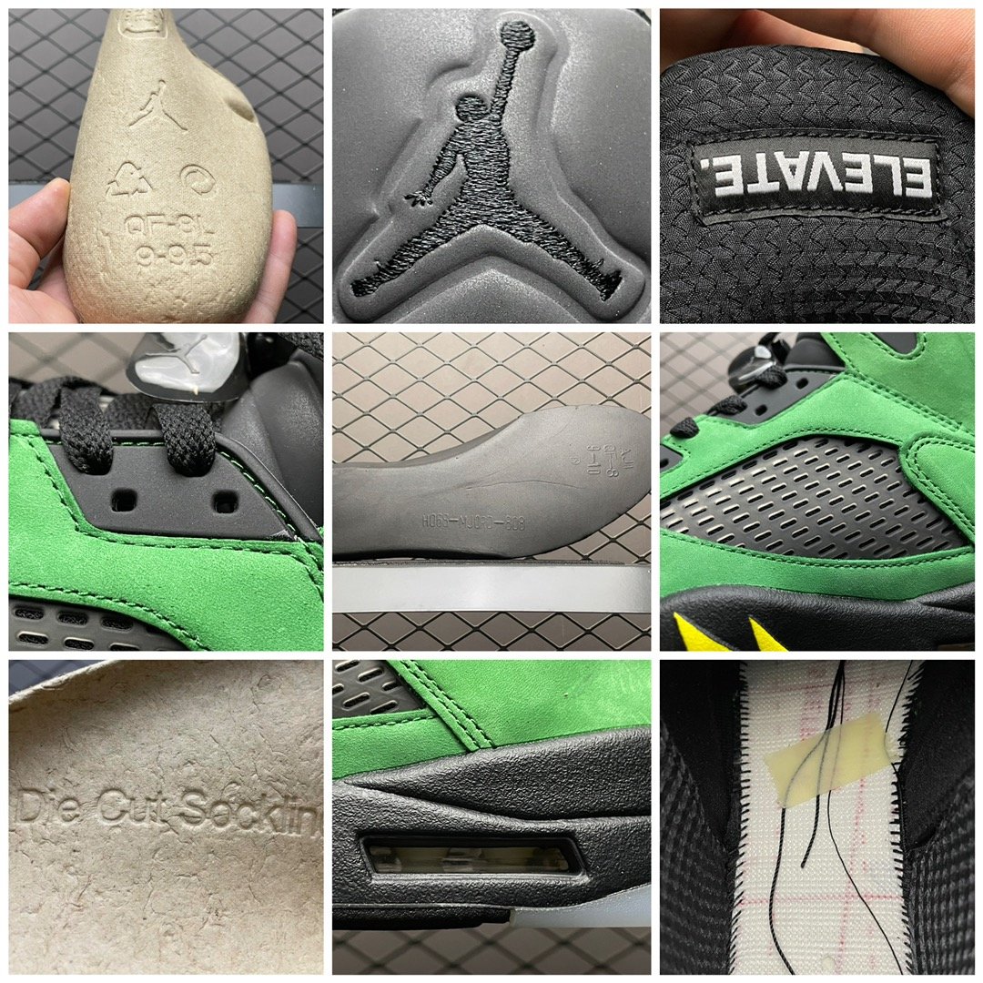 Replica Air Jordan Shoe Air Jordan Retro SEApple GreenAJ5 CK6631-307 41-47