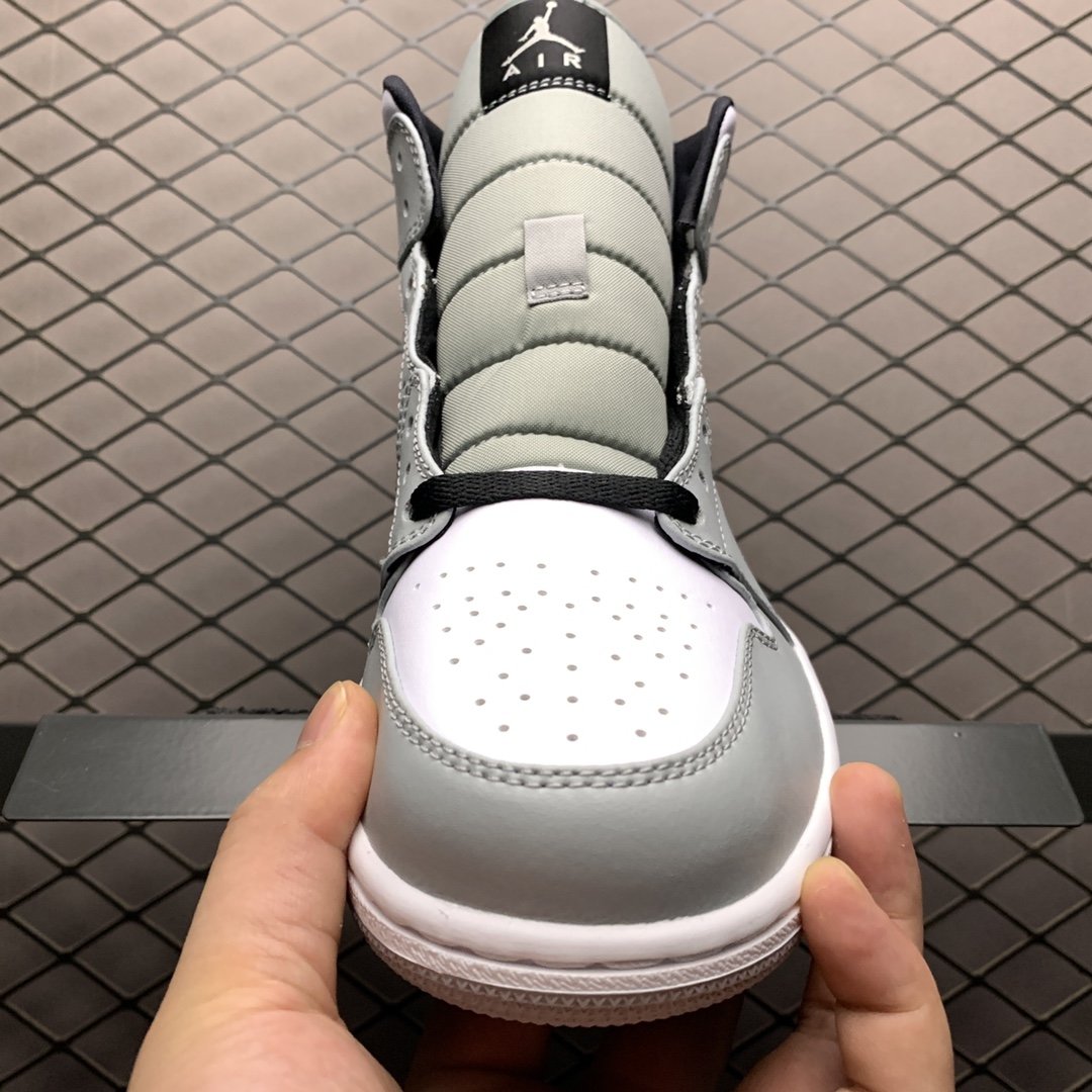 Replica Air Jordan Shoe Air Jordan 1 Mid 554724-092 MEN 554725-092 WOMEN 36-46 Size W5.5-M12