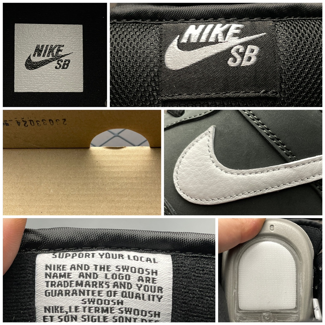 Replica Nike Dunk SB Shoe Nike SB Dunk Low Black Gum CD2563-006 Size 40-47.5