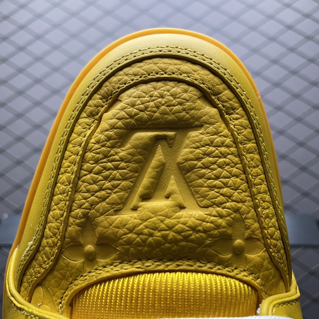 Replica Louis Vuitton Shoe Louis Vuitton LV Trainer Size 38-45 Yellow