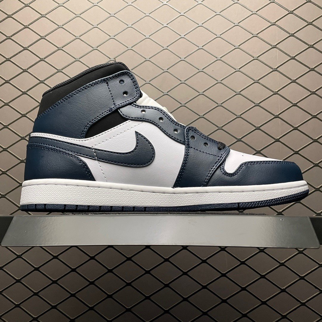Replica Air Jordan Shoe Air Jordan 1 MidDark TeamAJ1  554724-_01216