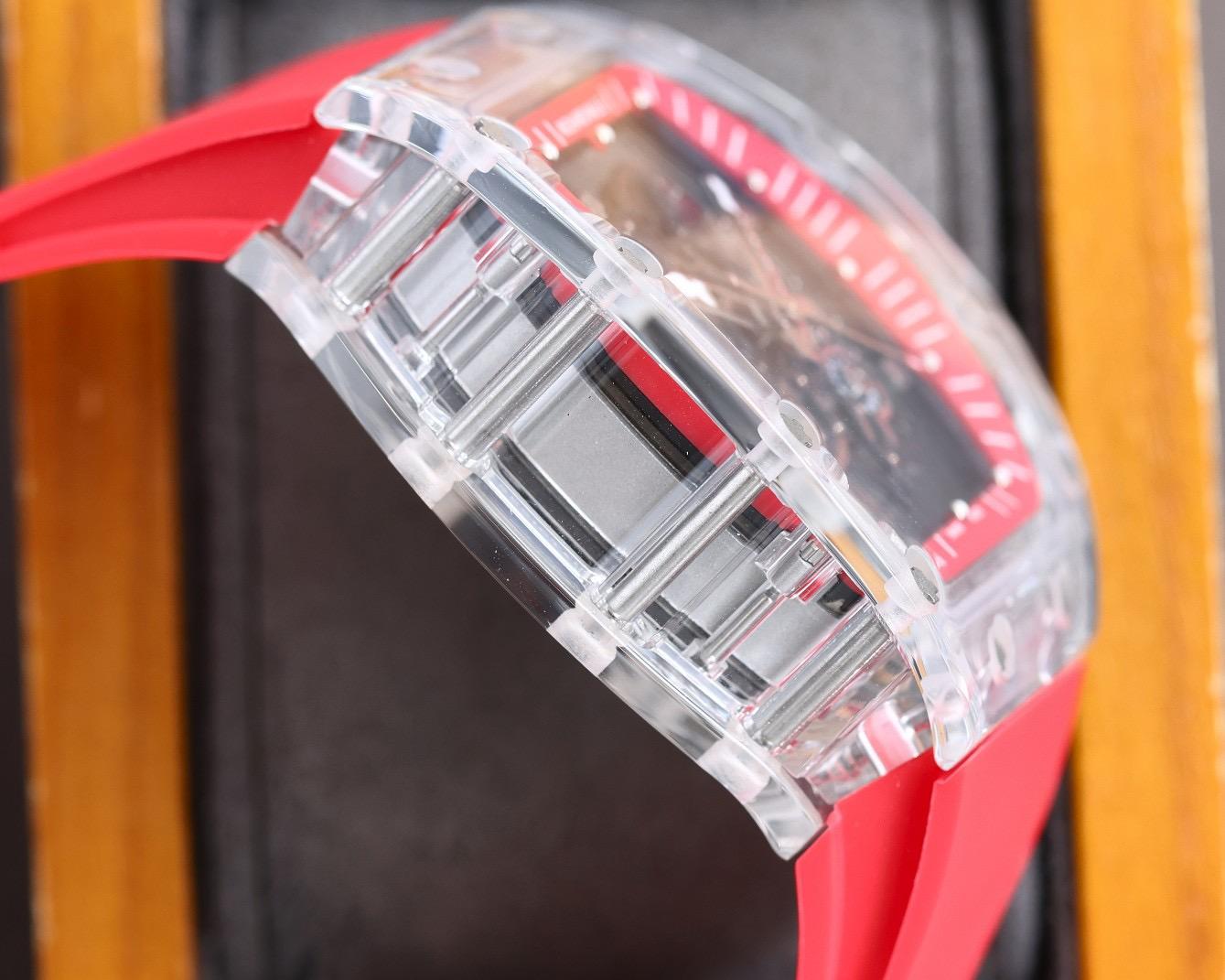 Replica Richard Mille Transparent Shell Automatic Machine Watch 42MM