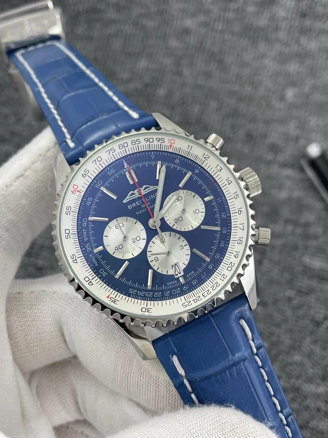 Replica BREITLING 904l Stainless Steel Quartz Watch 46MM