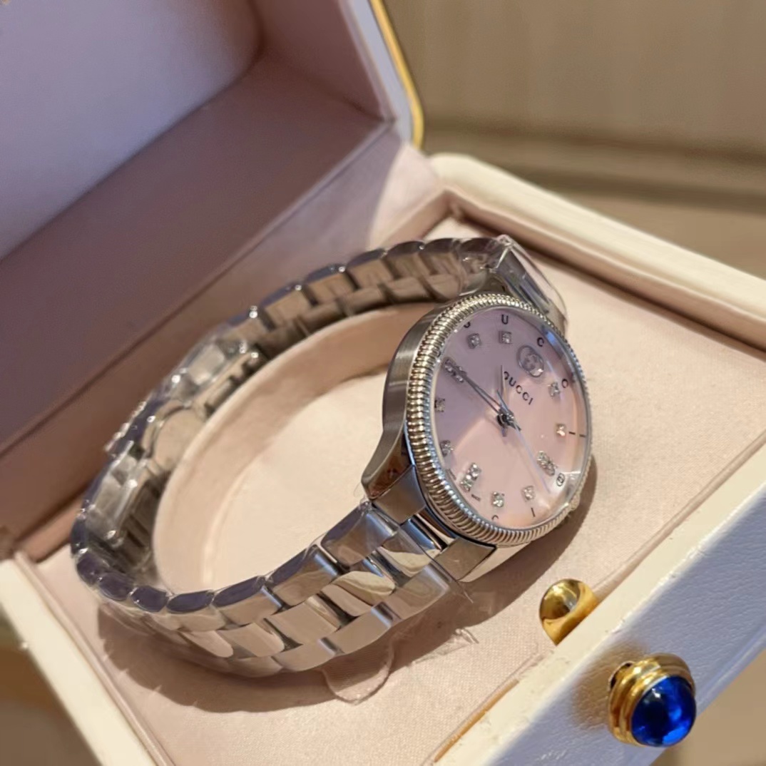 Replica Gucci 904l Stainless Steel Quartz Watch 28MM 38MM