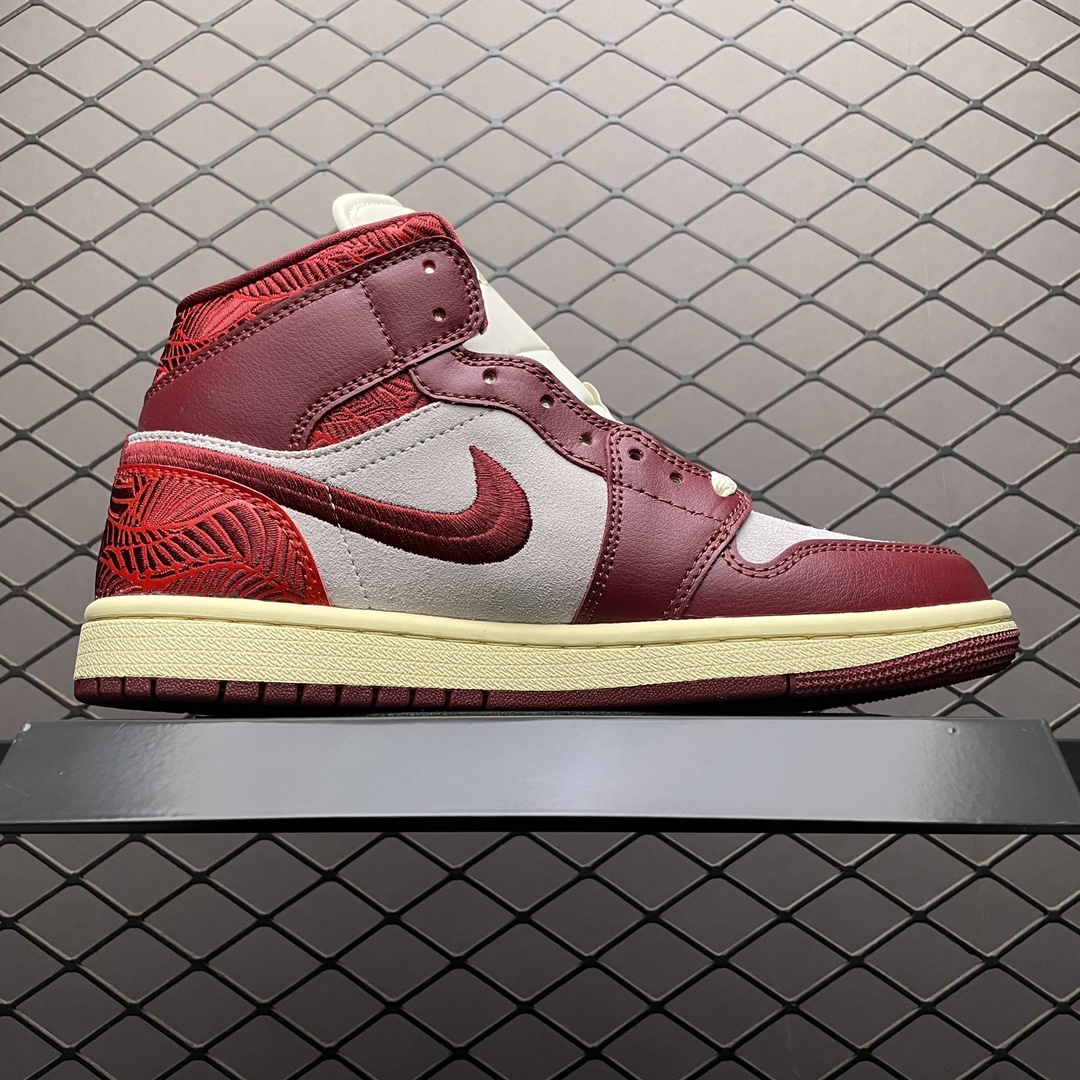Replica Air Jordan Shoe Air Jordan 1 Mid DZ2820-601 Size 35.5-40