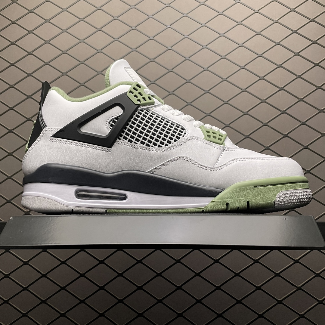 Replica Air Jordan Shoe Air Jordan 4 Oli Green AQ9129-129 Size 40-47.5