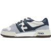 Replica Fendi Shoe Fendi Match Blue and White