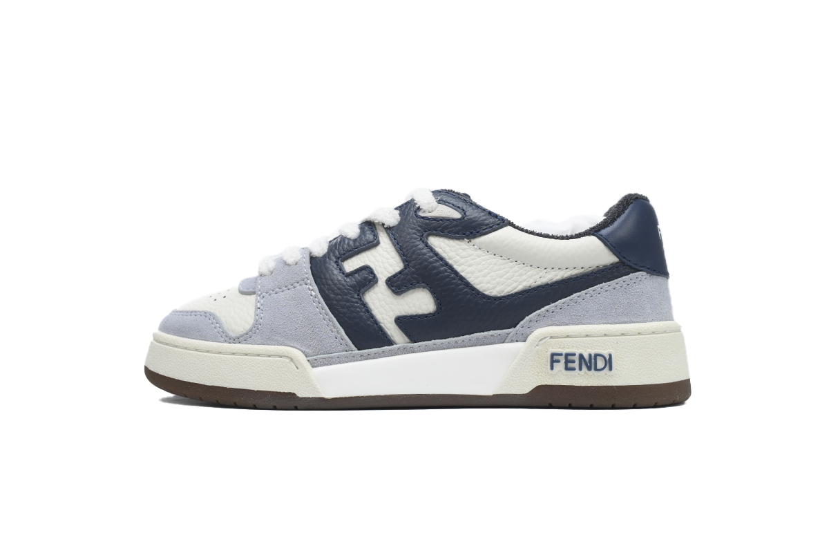 Replica Fendi Shoe Fendi Match Blue and White