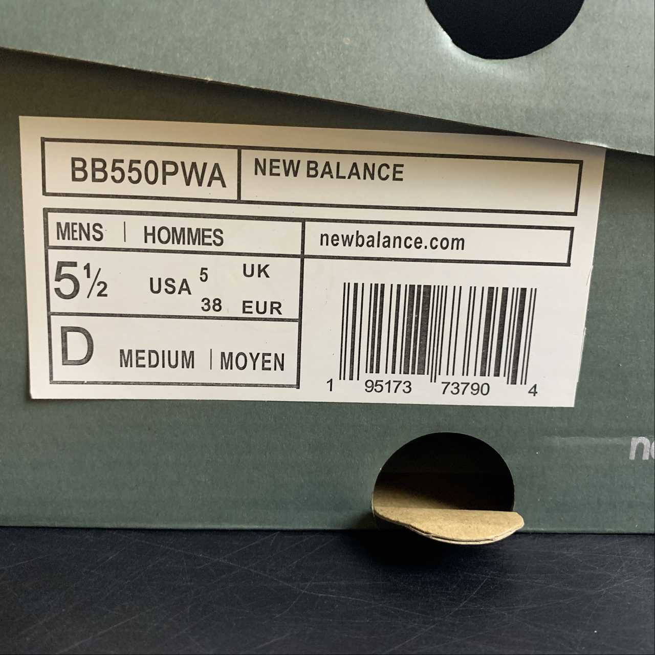Replica New Balance Shoe New Balance NB550  BB550PWA  36-45