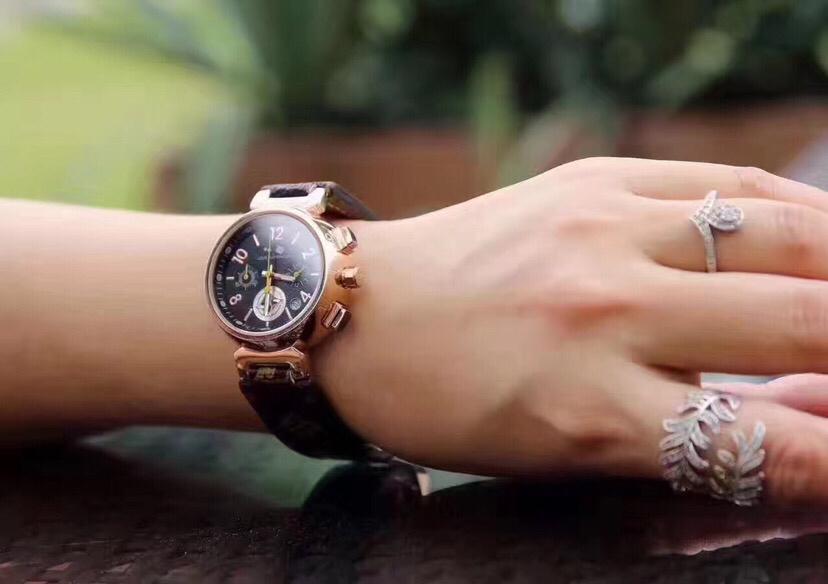 Replica LOUIS VUITTON LV 904l Stainless Steel Quartz Watch 33MM