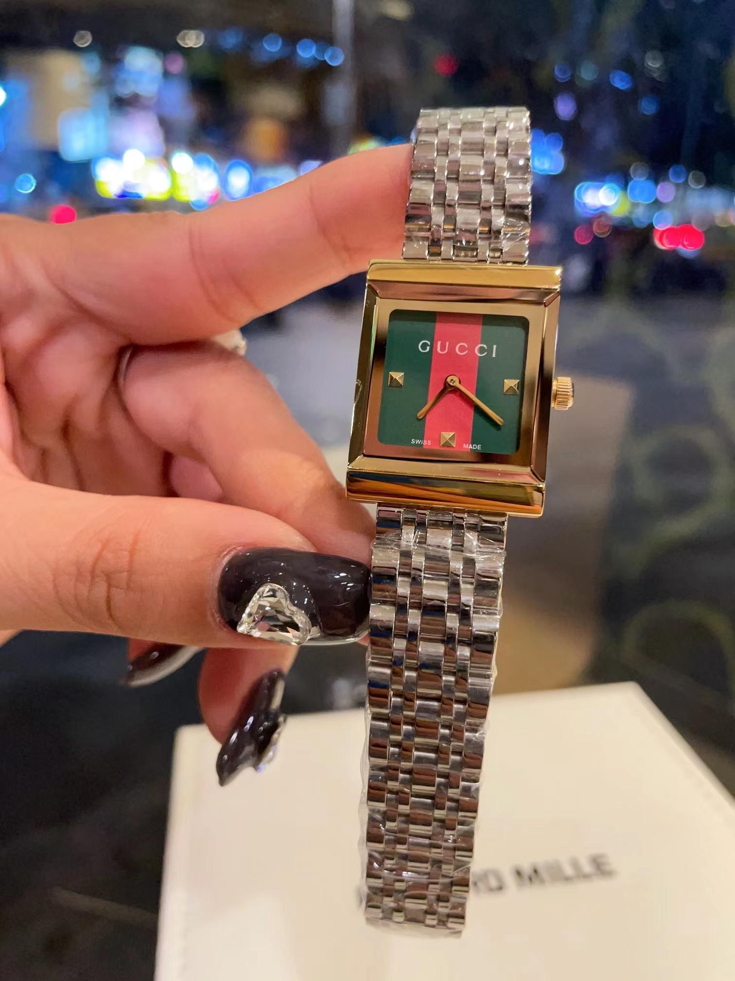 Replica Gucci 904l Stainless Steel Quartz Watch 24MM