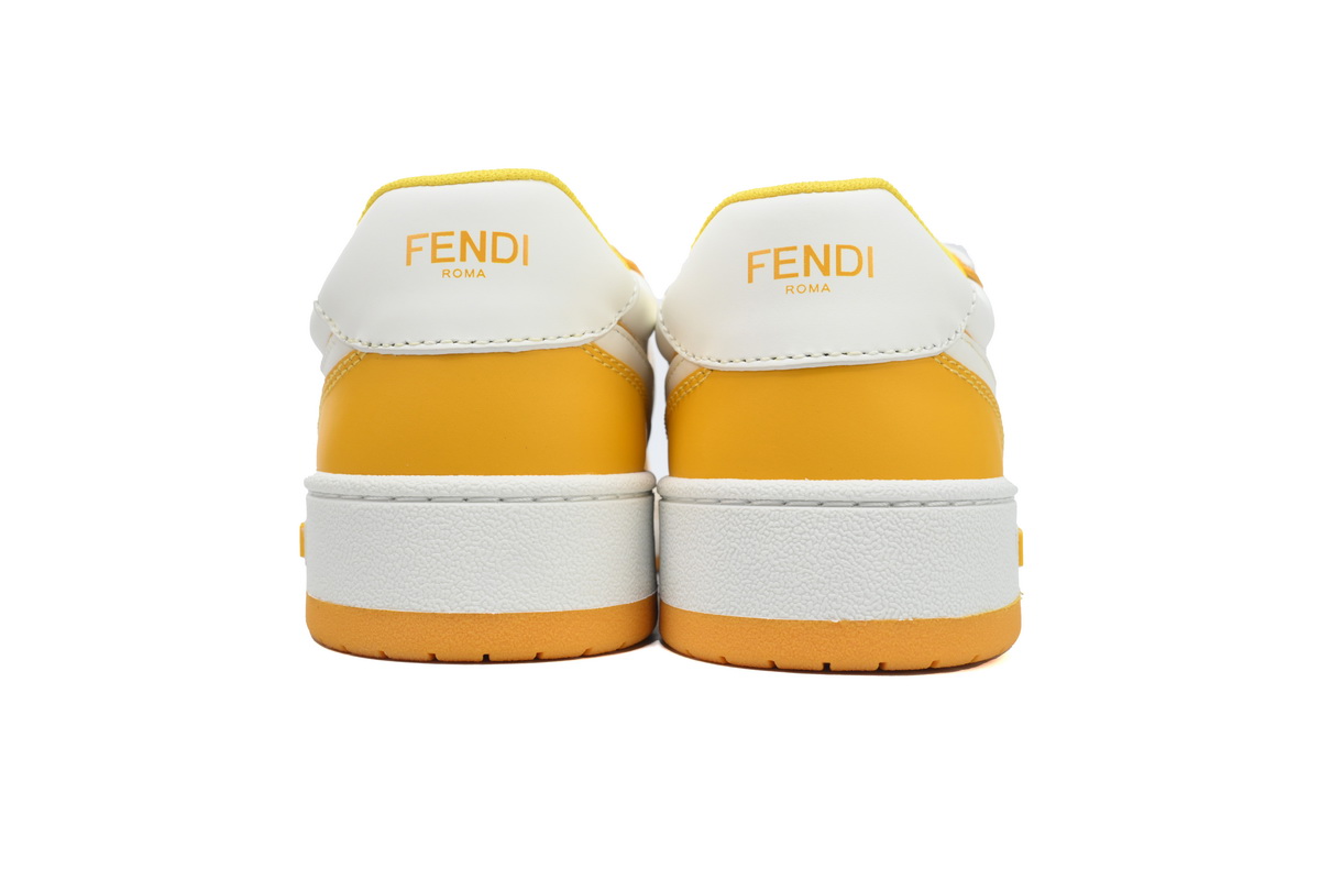 Replica Fendi Shoe Fendi Match White Yellow