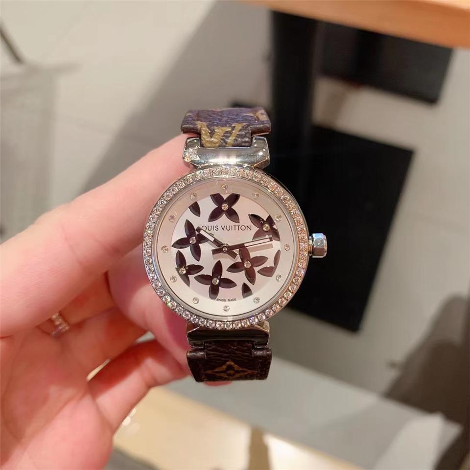 Replica LOUIS VUITTON LV 904l Stainless Steel Quartz Watch 33MM