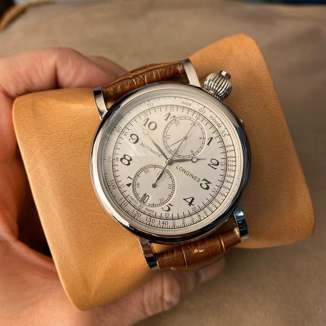 Replica Longines 904l Stainless Steel VK Quartz Watch 42MM