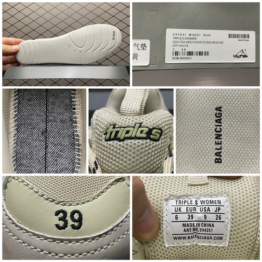 Replica Balenciaga Shoe Balenciaga Triple S Clear Solo Sneaker 544351 Size 35-45 1033
