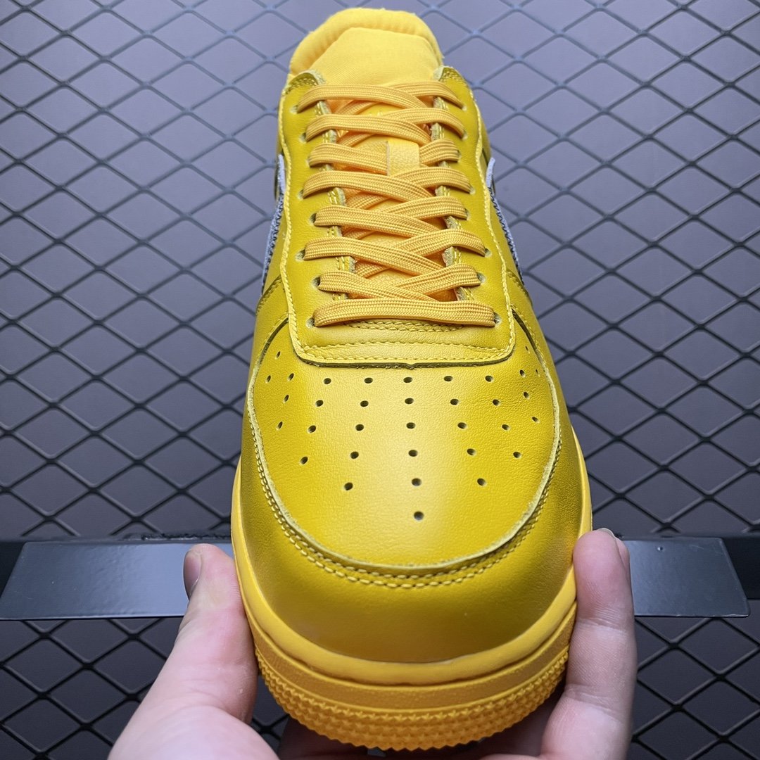 Replica OFF White Shoe Off-White X Nike Air Force 1University GoldOW DD1876-700 Size 36-4