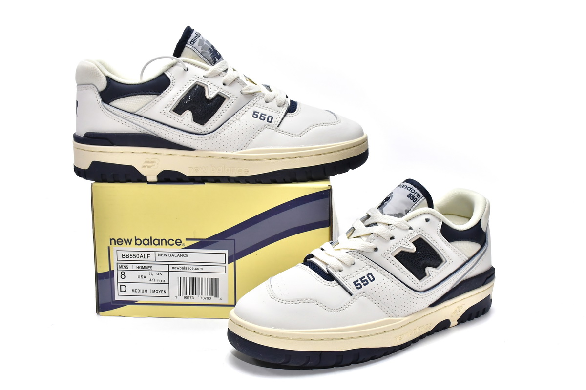 Replica New Balance Shoe BB550ALF Aim Leon Dore x New Balance 550 Navy