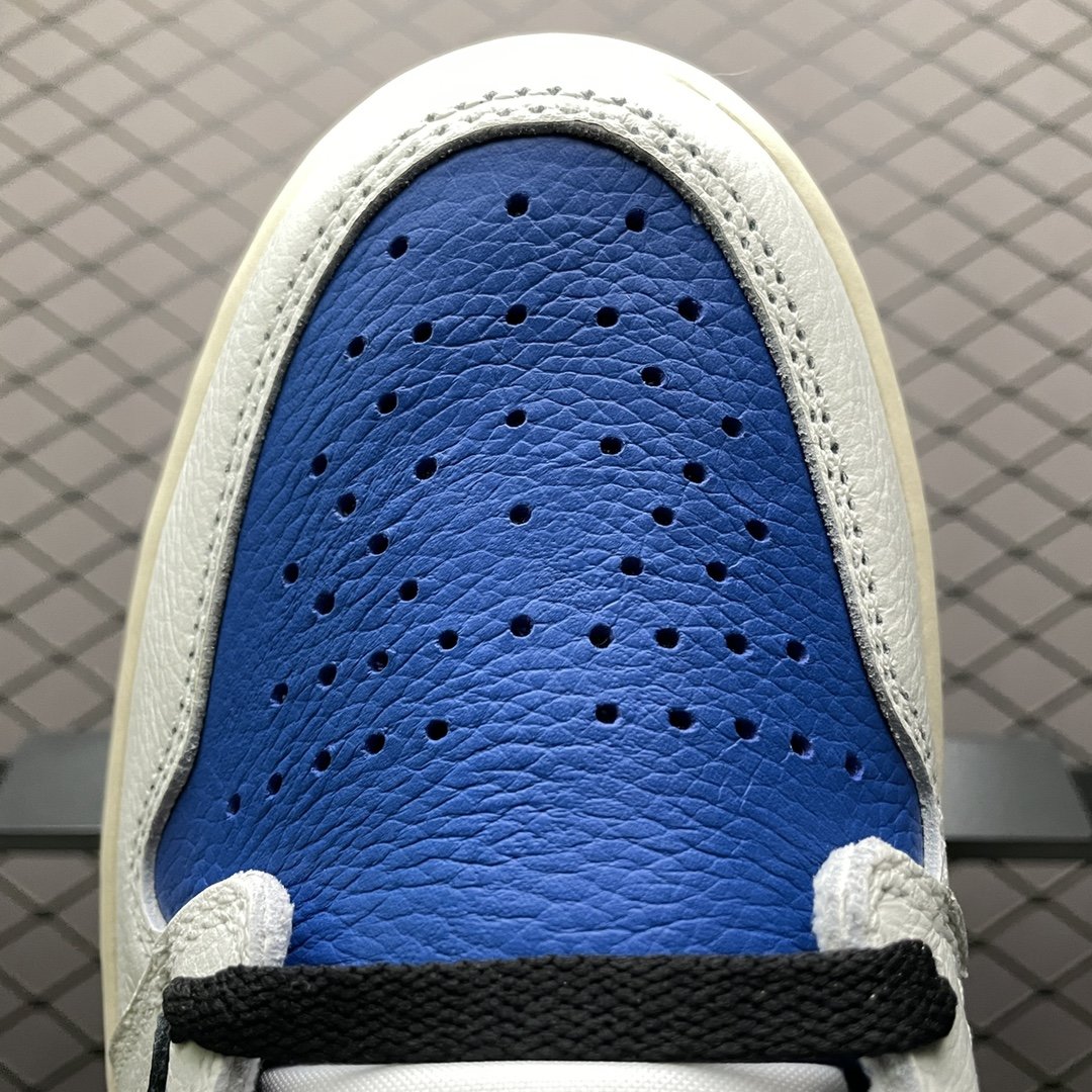 Replica Travis Scott Shoe Fragment x Travis Scott x Air Jordan 1Military Blue TSDH322