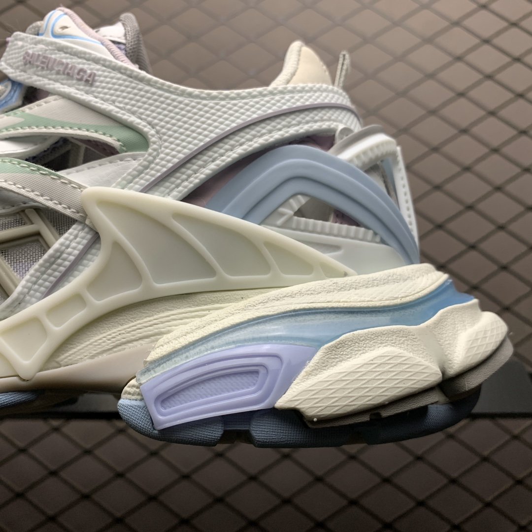 Replica Balenciaga Shoe Balenciaga Track 2 White Blue Size 35-45